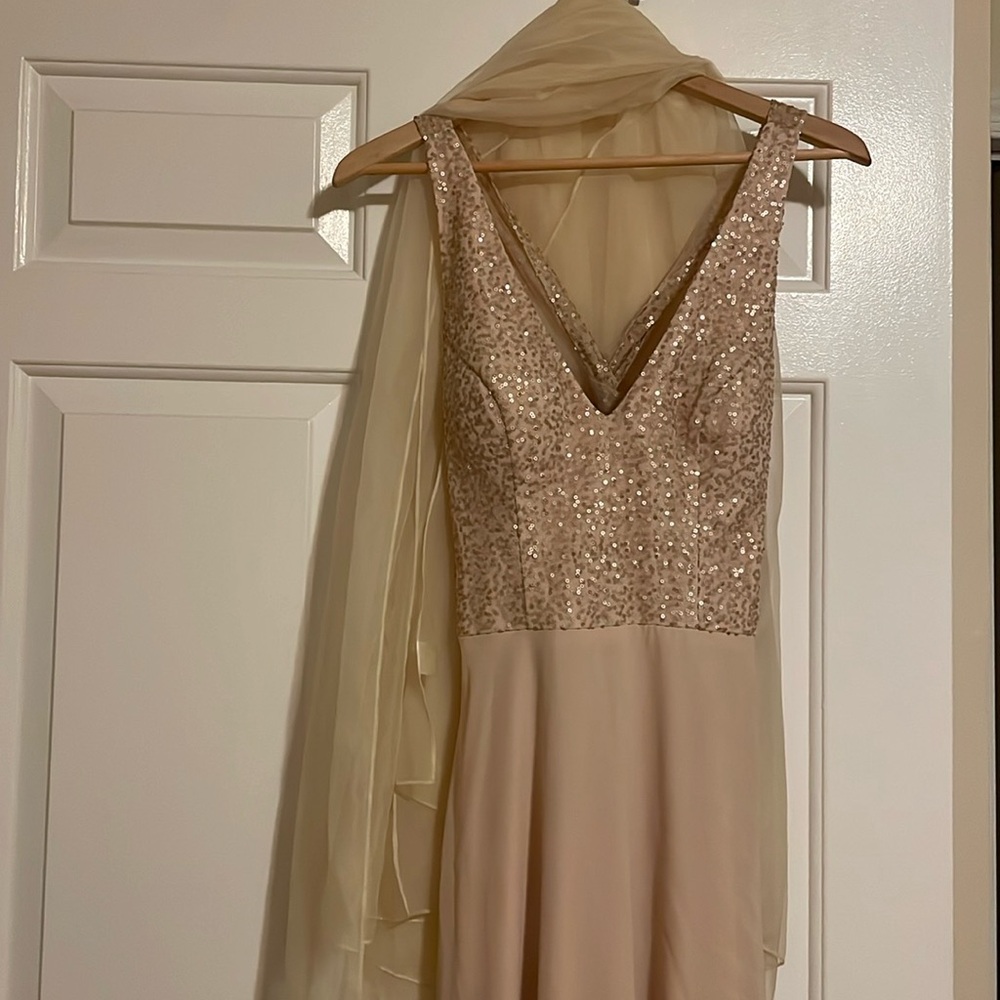 Light Pink Bridesmaid Dress